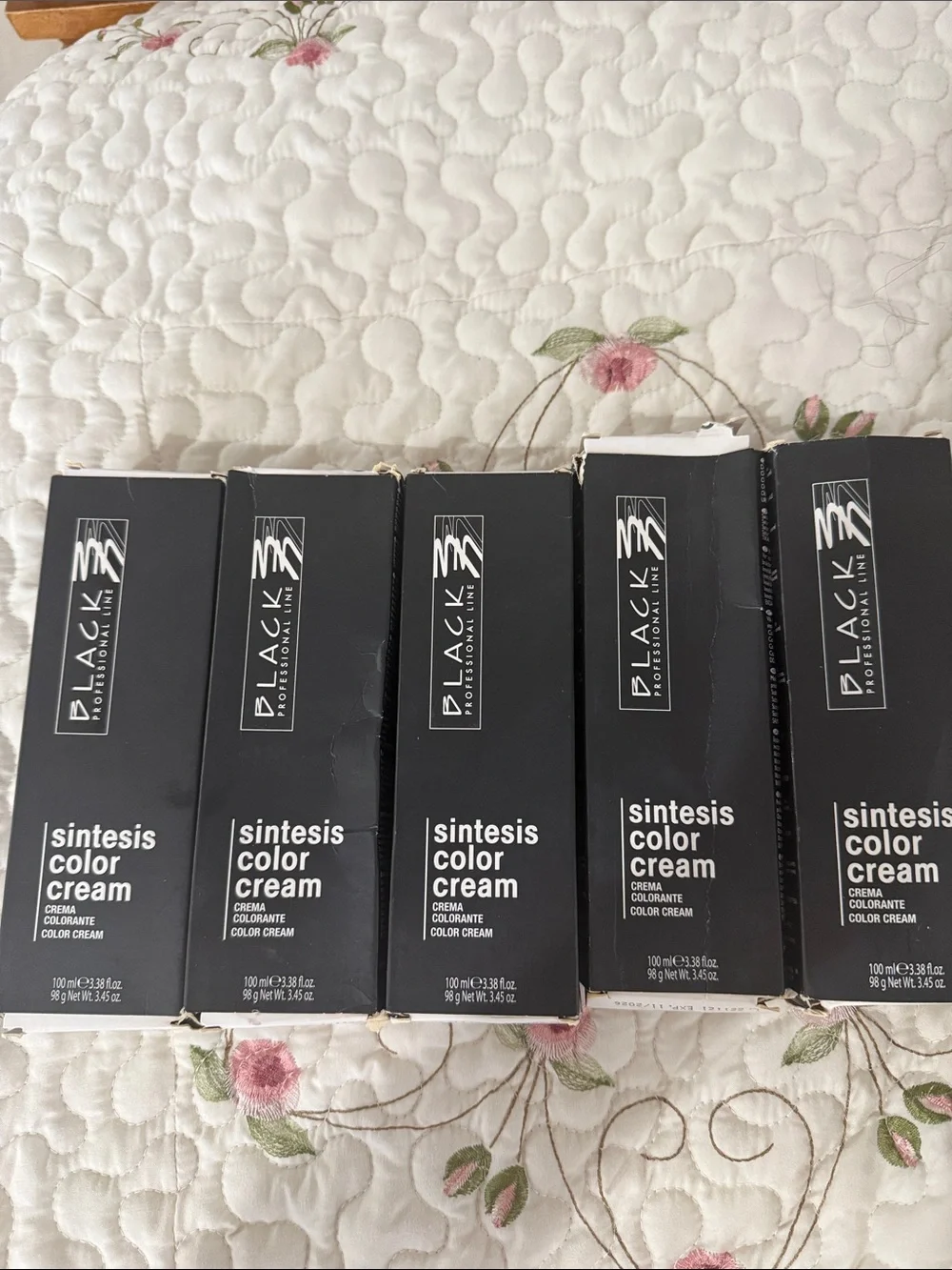 Sintesis Color Cream - Black professional line hair color
